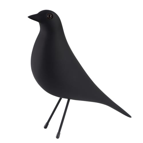 KuaKe Minimalist Pigeon Figurine Modern Home Sculpture, Handcrafted Resin Abstract