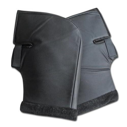 Guantes para Manillar de Moto Guantes gruesos y cálidos for manillar de motocicleta, cubierta térmica Universal for manillar de motocicleta, a prueba de viento, PU, ​​para invierno, 2 uds. para Moto S
