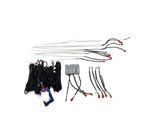 XCZPRKMXY Decorative Lighting Through Central Automatic Conversion Car Interior Door Ambient Li Compatible with BMW 5 Series F10 F11 F18 2012-2017(No Speaker)