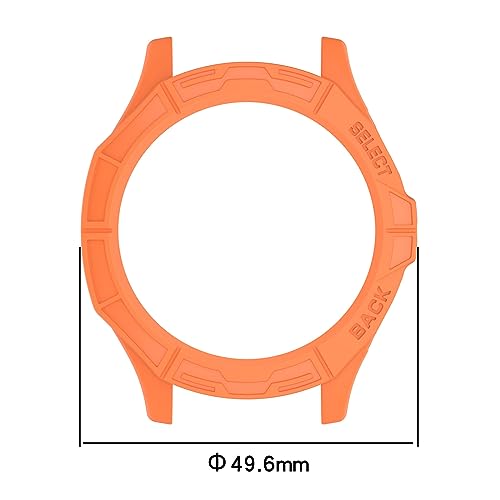 Funda Protectora Compatible con Amazfit Cheetah Pro, Carcasa Fina de TPU con Revestimiento Resistente a los Golpes, Protección Integral - Accesorios (Negro)