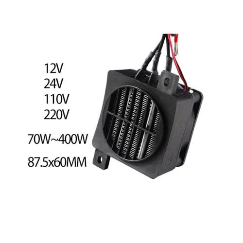 Calefactor Eléctrico Cerámico PTC 70W-400W 12V-220V miniatura 3