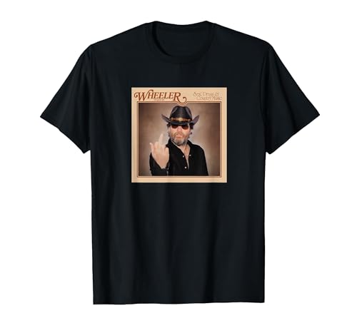 Wheeler Walker Jr. Sex, Drugs & Country Music Album Cove T-Shirt, Men, Black, Large