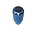 Blox Racing BXAC-00204 Torch Blue 10 x 1.5mm Thread Size Billet Original 5-Speed Shift Knob