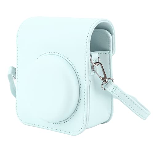 Estojo Protetor para Câmera Instantânea Mini 12, Capa de Bolsa de Couro PU Premium Com Alça de Ombro Ajustável Removível, Estojo Fofo para Câmera Instantânea,