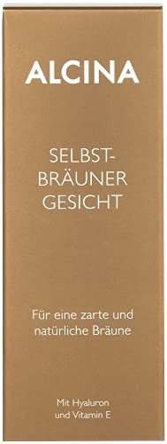 ALCINA Selbstbräuner Gesicht - Für eine zarte und natürliche Bräune - Mit Hyaluron und Vitamin E - 1 x 50 ml - Image 3