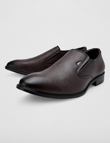 Image of Lee Cooper LC1474E2R Men's Lightweight Leather Shoes | Comfortable, Stylish Slip-On Formal Footwear for Office, Business
