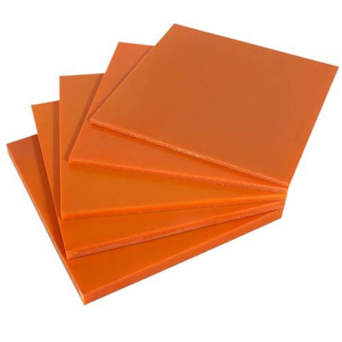 Alaniz 6 Stück Bakelit Phenolharzplatten Laminatplatten