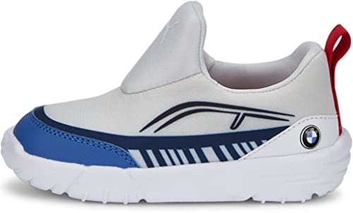 PUMA Toddler Boys BMW MMS Bao Kart Slip On Sneakers Shoes Casual - White