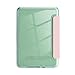 MOROCK Case for All-New Kindle(11th Generation, 2024/2022 Release), Lightweight PU Leather and PC Clear Acrylic Back Cover, Auto Sleep/Wake Case for Kindle 11th Generation 2024/2022, Pink