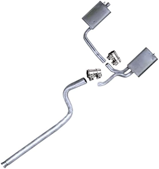 Northeastern Exhaust | Direct Fit Pipe and Muffler Exhaust Kit Compatible for 1998-2000 Volvo V70 2.4L | Automotive Replacement Part