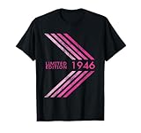 Photo Gallery birthday 1946 limited edition donna sportive stripe maglietta Photo Gallery birthday 1946 limited edition donna sportive stripe maglietta