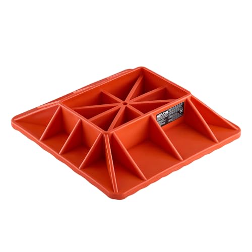 VEVOR High Lift Jack Base and Handle Keeper, 11.6" x 11.6" Off Road Jack Stand Base with 7000 Pound Capacity, Heavy-Duty Farm Jacks Support Stand for Most Jacks with 7.3" x 4.7" Base, Red by VEVOR - Image 3