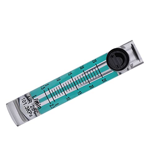 Ejoyous Medidor de Flujo de Aire Transparente, Medidor de Flujo de Argón, Duradero para Detectar el de Oxígeno para el de Oxígeno de Control