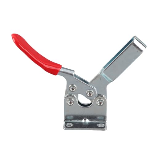 Morsetto a ginocchiera orizzontale in acciaio al carbonio Attrezzo manuale per fissaggio verticale resistente per macchine per la lavorazione del legno Tavolo lavoro Assemblaggio (201-B)