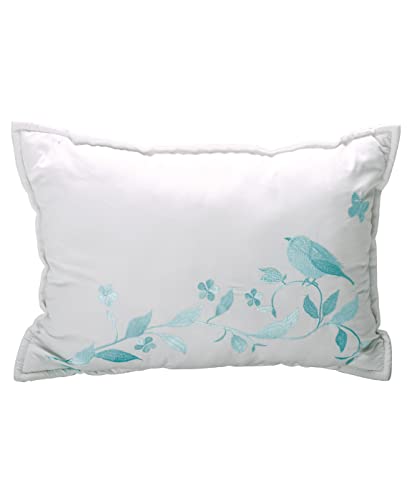 Home Soft Things Birdsong Bedspread Set, Soft Lightweight Reversible Quilt Coverlet Bedspread Bedding Set Cover For All Season, King 102" X 90", Teal #TOP6