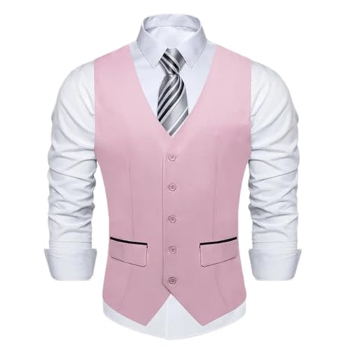 Men's Slim Fit Suit Vest – Formal Waistcoat For Wedding Party & Business