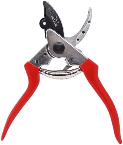 Zenport Z202 Heavy Duty Pruner, Cut-n-Hold, Red Handles, 8-Inch - Thumbnail 4