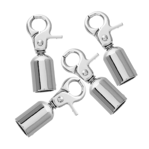 DOITOOL Dog Buckle Luggage Hook 4 Pack Stanchion Rope Hooks Rope End Snap Hook for Safety Lanyard Elegant Handbag Accessory