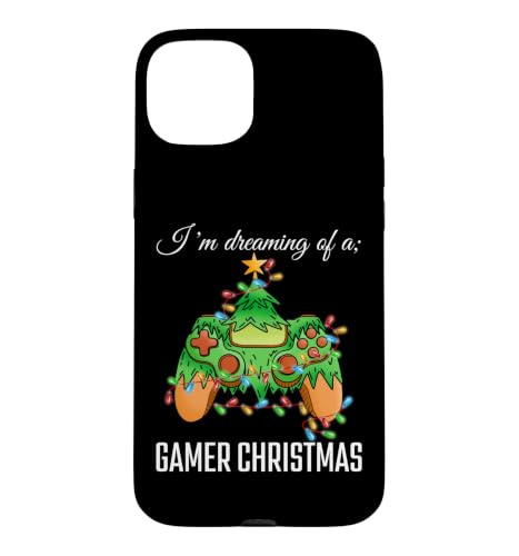 I'm Dreaming Of A Gamer Christmas Ugly Xmas �r�f�I�Q�[�� �ʔ��� �X�}�z�P�[�X iPhone 15 Plus �p