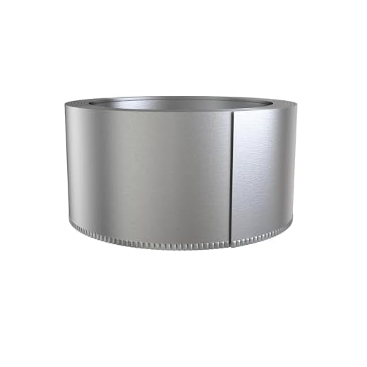 FIVMEN Rasenkante Metall 20M Beeteinfassung Beetumrandung Verzinkt mit Gezackte Kanten Metall Mähkante Palisade Gartenzaun Höhe 15cm, Silber