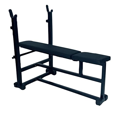 Image of SPIRO Heavy Duty 3in1 Double Support (Incline /Decline /Flat) Weightlifting Bench (Utility Exercise Bench for Weight Strength Training for Full Body Workout & Home Gym