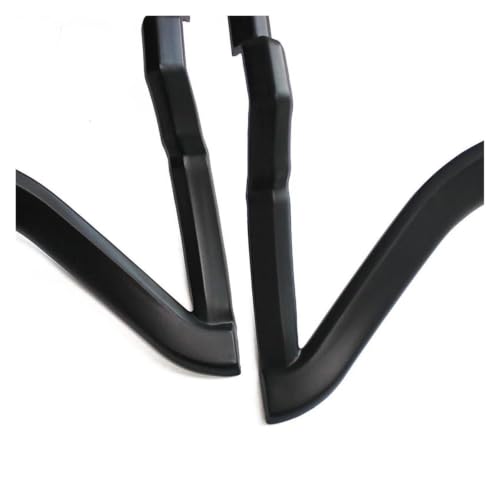 Cubierta de luces traseras cromadas ABS con diseño premium negro mate para Fortuner 3