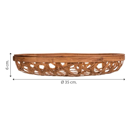 Bandeja de bambu de qualité supérieure, plateau de présentation durable en bois