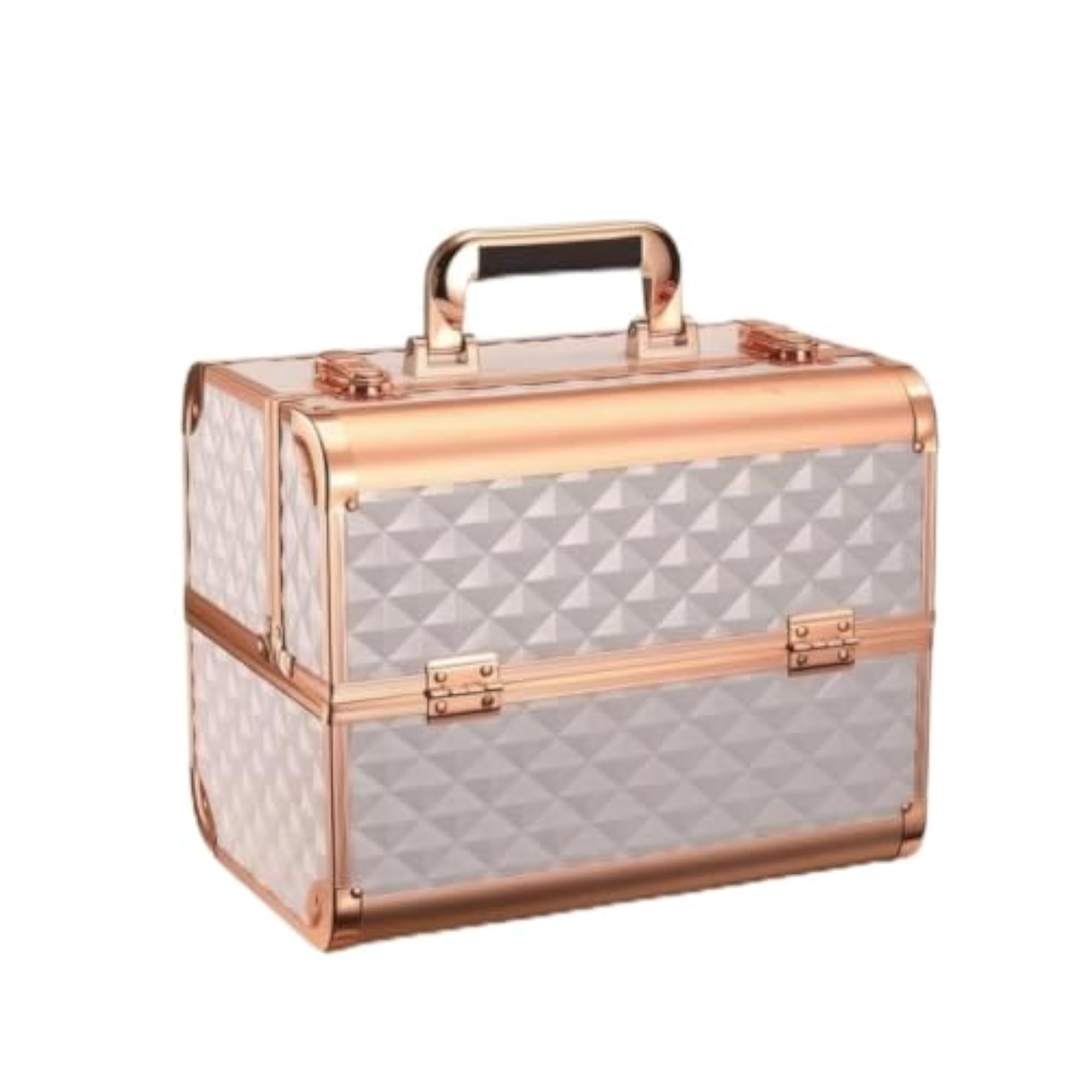 Portable Makeup Train Case, Travel-Friendly Cosmetic Organizer