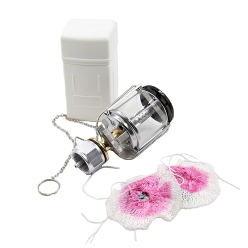 GANAZONO Propane Lantern for Camping Gas Powered Light with Protective Cover Portable Outdoor Illumination Tool for Hiking and Emergency Situations