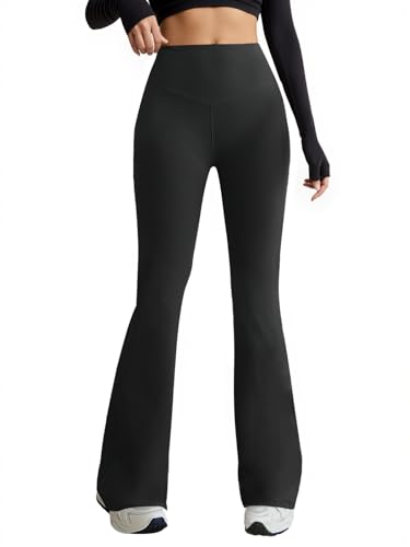 COPYLEAF Flare Leggings for Women High Waist Yoga Pants...