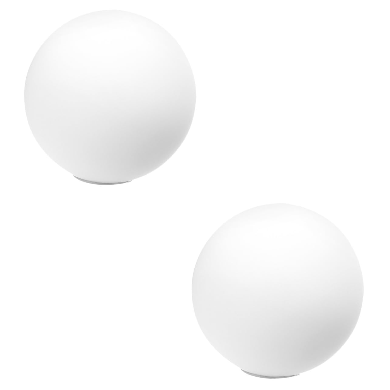 Hemobllo 2pcs Acrylic Globe Lamp Post Shade Frosted Lampshade Replacement for Ceiling Light Indoor Outdoor Garden Decorative