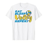 Equipo de Voleibol de playa Eat Sleep Voley Playa Repeat Camiseta