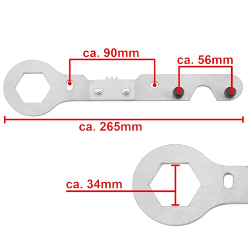 Variomatik Blockierwerkzeug + Kupplungs Haltewerkzeug 50ccm 2Takt Kompatibel mit Power mc2 mc3 Fly Liberty Free Runner Zip Sfera SR R, S Sprint ET2 LX LXV