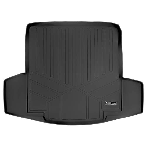 SMARTLINER Cargo Trunk Liner Floor Mat Black for 2016-2021 Chevrolet Malibu (No Hybrid or 2016 Malibu Limited Models)