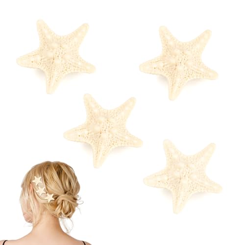 Pinzas Estrella de Mar de Resina y Metal, Pack de 4 miniatura 1