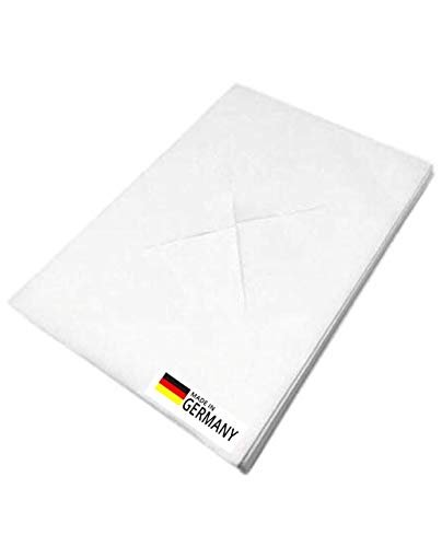 Physiofit24 ® 100 Stück Vlies Nasenschlitztücher X-Schlitz 30x21cm Atmungsaktiv weich und hochwertig Hygieneauflage Cover