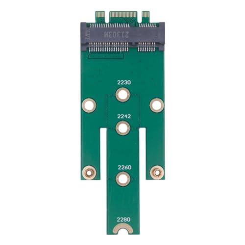 MLWSKERTY MSATA to M.2 Adapters Convert Card M.2 MSATA Male to M.2 Adapter Suitable for 2230 2242 2260 2280 SSD
