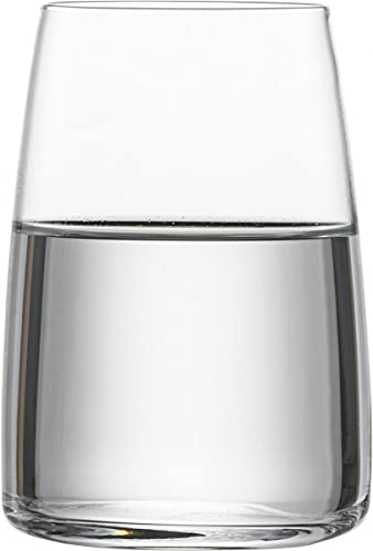 Zwiesel Glas Vivid Senses Universalbecher aus hochwertigem Glas hergestellt, 4-teiliges Set, Maße: Höhe: 12 cm, Durchmesser: 8.4 cm, Volumen: 500 ml, 122425 Cover