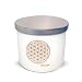 Sandalwood Wild Orchid Aromatherapy Luxury Scented Candle | Flower of Life Sacred Geometry Spiritual Natural Soy Wax Hand Poured Candle | 9oz/80hr Highly Scented Candle for meditation Yoga