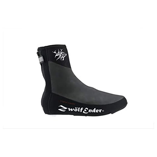 Zwölfender Classic schwarz Größe XXL Winddichte, wasserdichte und wärmeisolierende Neopren-Überschuhe für Herren und Damen | Schuhüberzug Kälteschutz Thermo Überschuhe Rennrad MTB