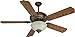 Craftmade K10238 Mia 52" Ceiling Fan with 26 Watts Light Kit and Pull Chain, 5 ABS Blades, Aged Bronze/Vintage Madera