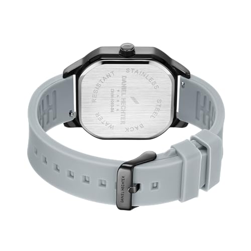 Image of Daniel Hechter Paris Rivoli Collection Modern Analog Watch for Men with Octagon Dial and Silicon Band-DHM1003