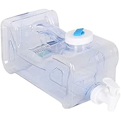 Dispensador De Aguas Frescas Usado TIENDA EURASIA - Dispensador de Agua y Bebidas para la Nevera - Dosificador de Grifo - Capacidad para 3,8 litros - 15 x 33 x 13 cm - Ideal para Mantener el Agua Fresquita (3,8 litros)