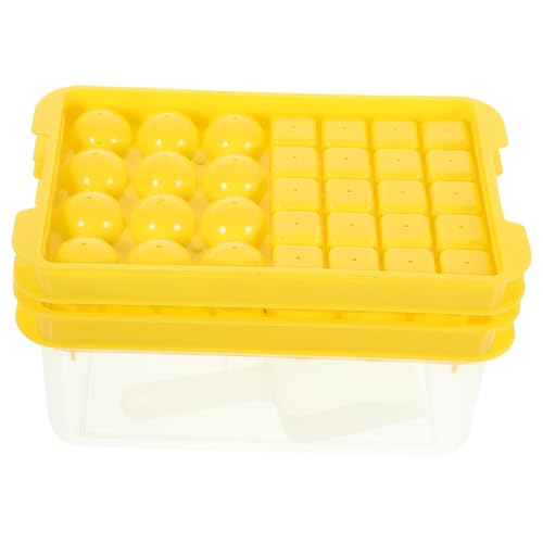 Molde de hielo de silicona con bandeja doble y pala miniatura 1