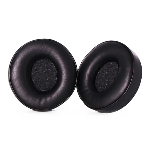 Almohadillas de repuesto para auriculares Beats Solo Pro inalámbricos - Negro | Ajuste para Beats Solo Pro Wireless On-Ear, cojines con cuero proteico, espuma de aislamiento de ruido, confort mejorado miniatura 1