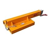 VeroFree Silver Forklift Short Mobile Crane Lifting Hoist Jib Boom Attachment – 9900lb Capacity, Heavy Duty Tool For Forklifts Industrial Use