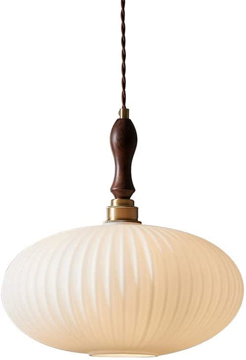 Lámpara de madera retro contra luz deslumbrante en dormitorios 2