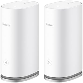 Roteador, HUAWEI WiFi Mesh 3, Wi-Fi 6 em Toda Casa com Até 3000Mbps, HarmonyOS Mesh+, Conexão com Um Toque, Branco, Kit com 2 unidades