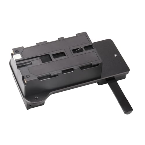 Image of Battery Plate Adapter V Mount Power Plate with Overloads Protections for NPF550 / F970 Video Production Equipment Battery Replacement Power Bracket