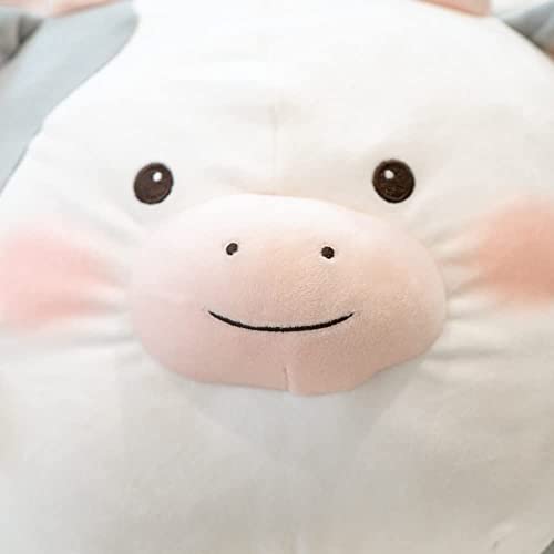 Miniso Stuffed Animals Plush Toy, Round Cow Pillow Plushies Soft Stuffed Animal Plushie Doll Gifts For Adults Kids Birthday Holiday Home Decor And Christmas #TOP6